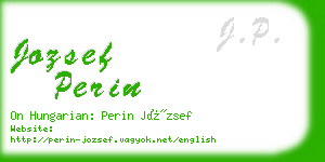 jozsef perin business card